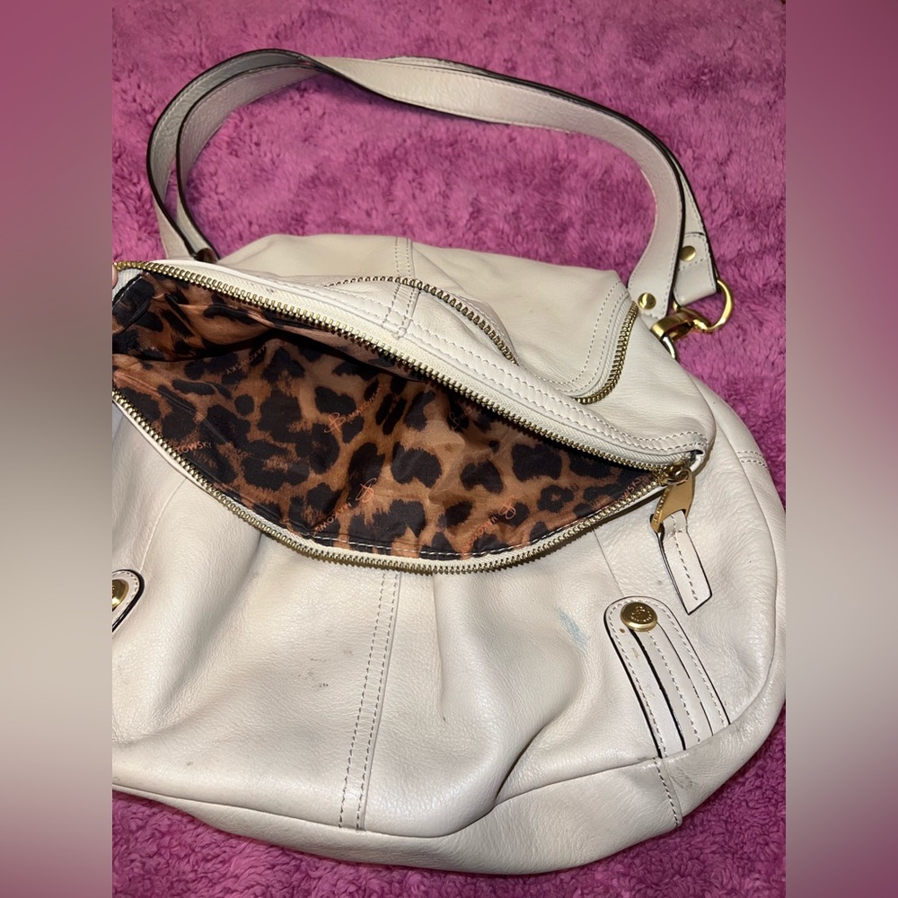 B. Makowsky Large W/ Flap Zippered Storage Purse … - image 6